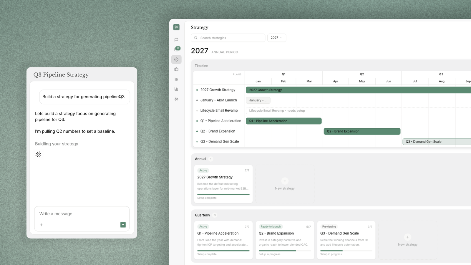 Aldwin is AI campaign management software that runs your whole pipeline engine: one plan becomes every channel, tied to your CRM, your team in command.